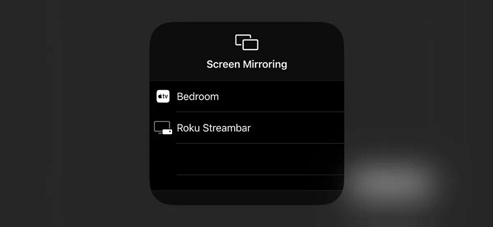 <p>screen mirroring menu on iphone</p>” width=”716″ height=”330″/></div><span class=